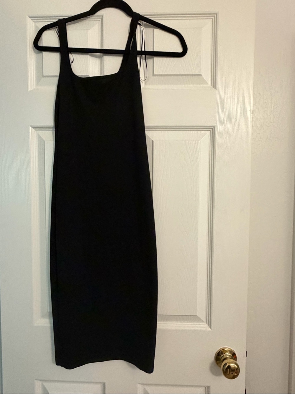 NWOT Zara Black tank dress